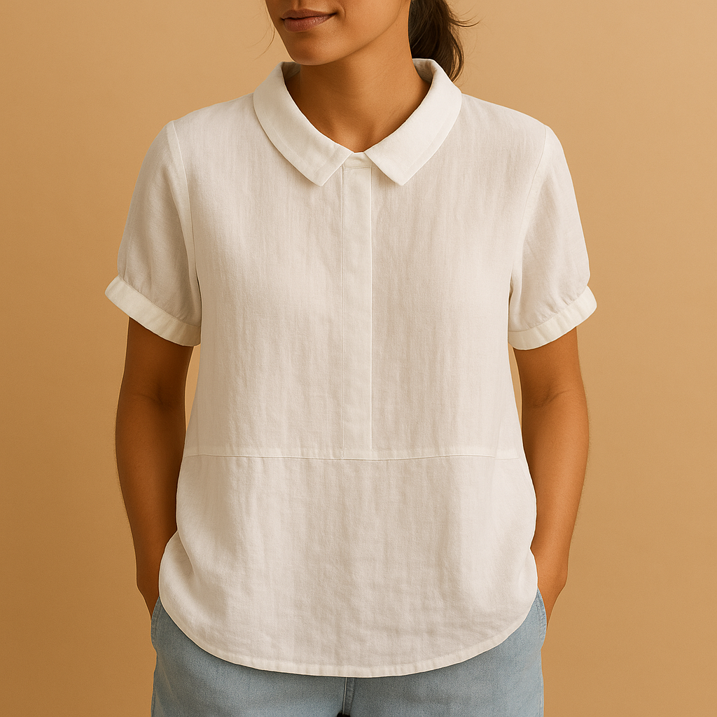 Dames blouse met getailleerde pasvorm en klassiek ontwerp, ideaal voor kantooroutfits en nette gelegenheden.